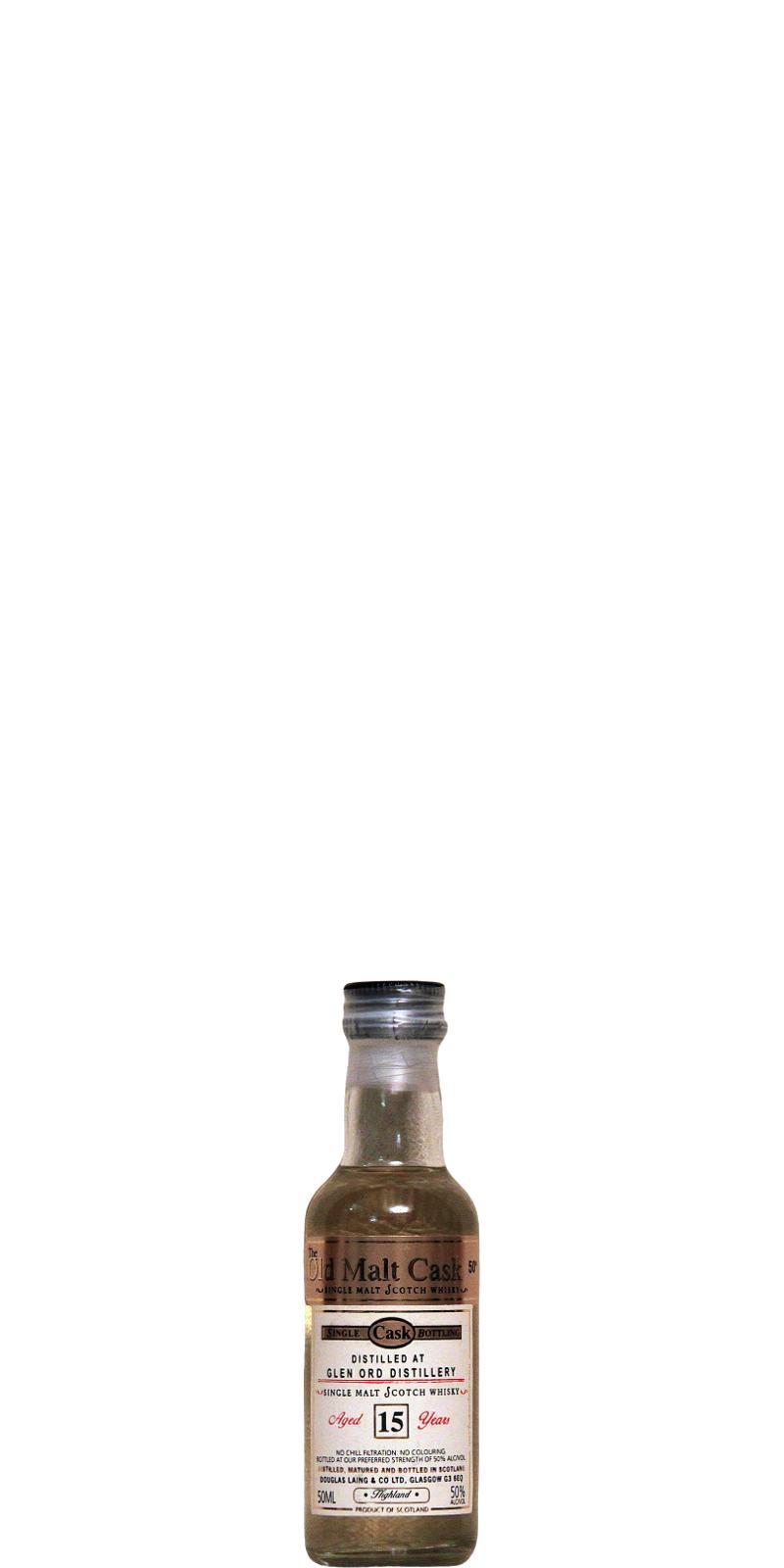 Glen Ord 15-year-old DL  The Old Malt Cask - Miniature