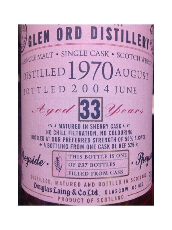 Glen Ord 1989 DL  The Old Malt Cask