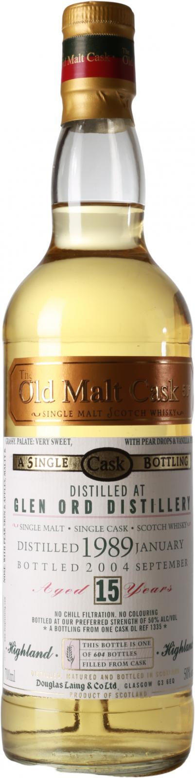 Glen Ord 1989 DL  The Old Malt Cask