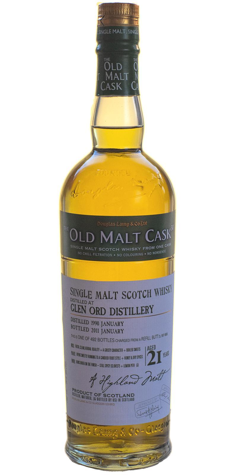 Glen Ord 1990 DL  The Old Malt Cask