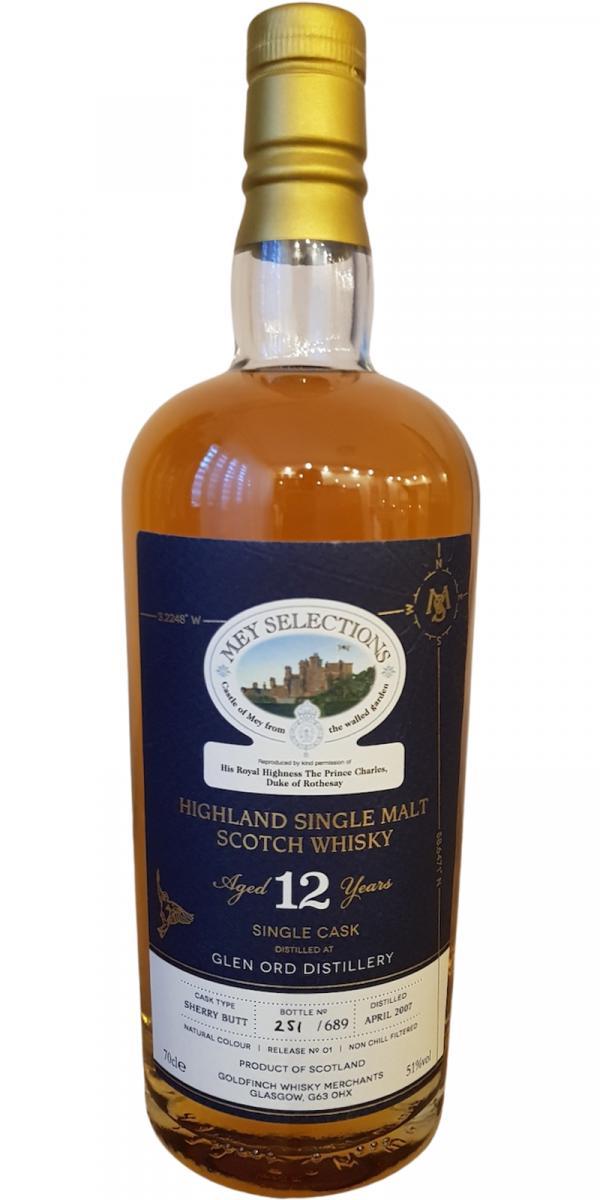 Glen Ord 2007 GWM  Mey Selections Release No.1