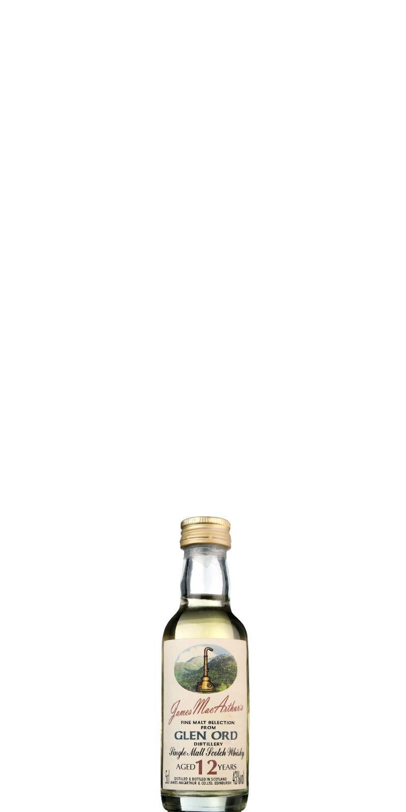 Glen Ord 12-year-old JM  Fine Malt Selection - Miniature