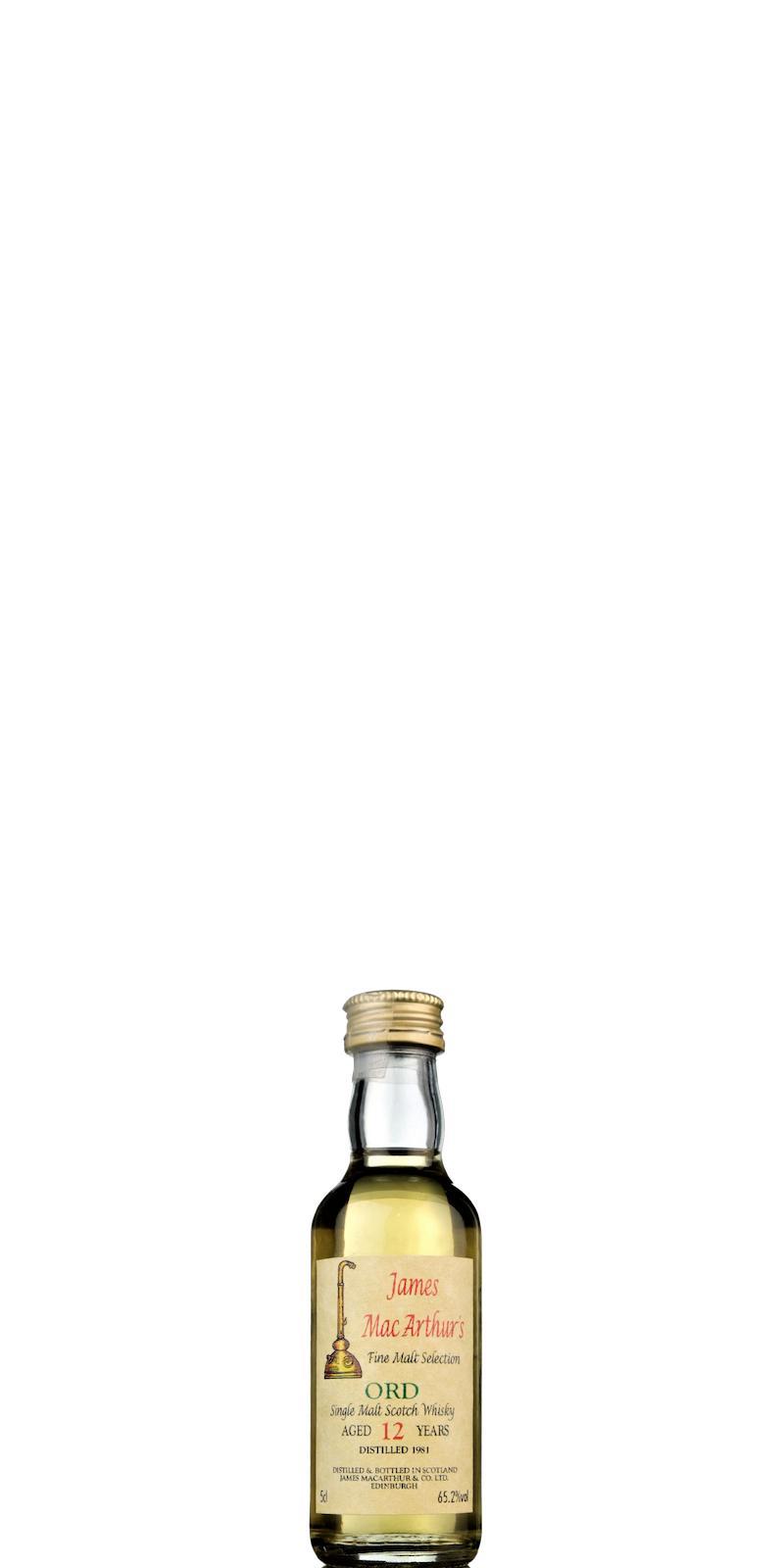Glen Ord 1981 JM  Fine Malt Selection - Miniature