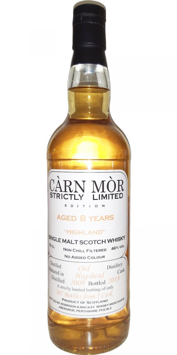 Glen Ord 2009 MMcK  Càrn Mòr - Strictly Limited Edition