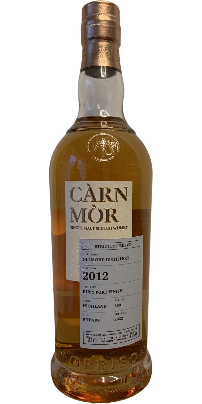Glen Ord 2012 MSWD  Càrn Mòr - Strictly Limited
