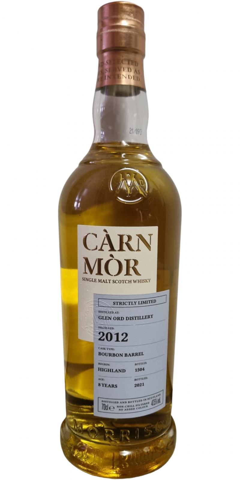 Glen Ord 2012 MSWD  Càrn Mòr - Strictly Limited