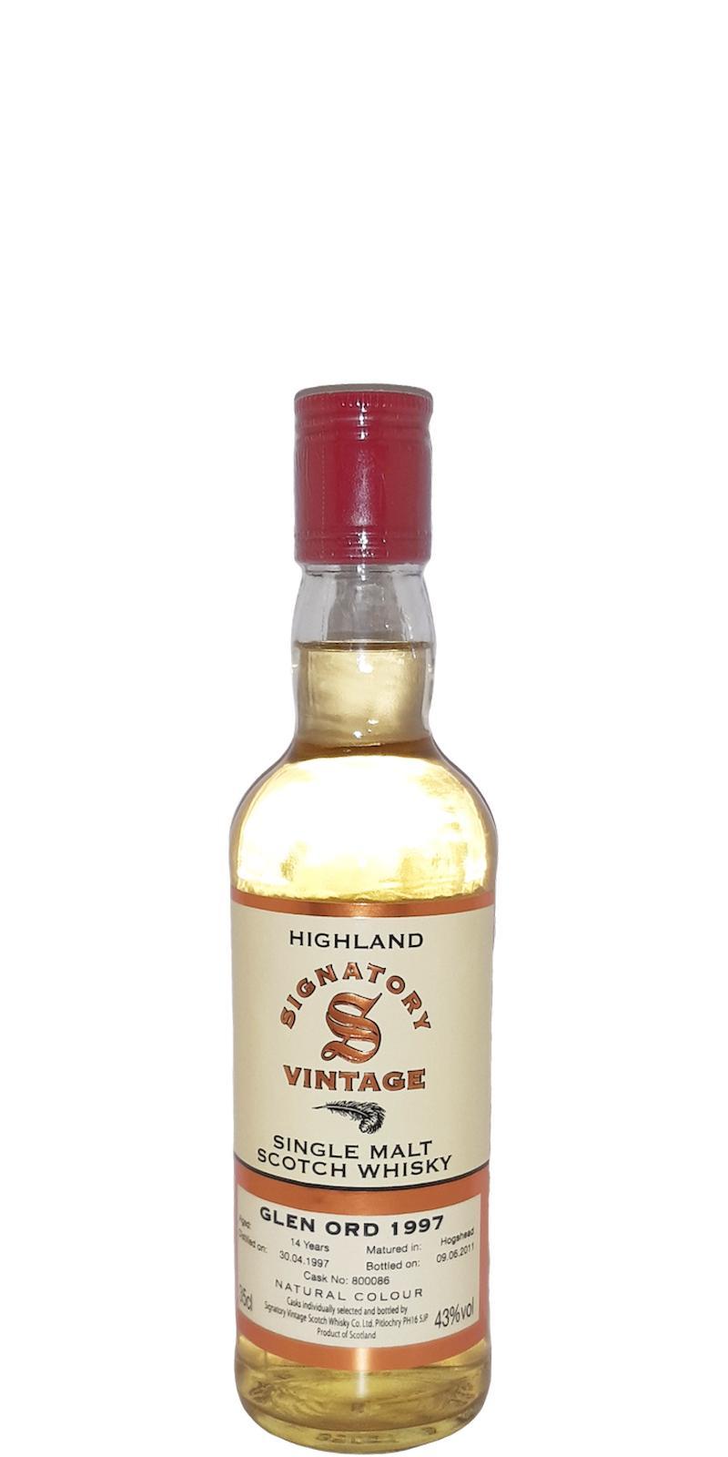 Glen Ord 1997 SV  Vintage Collection