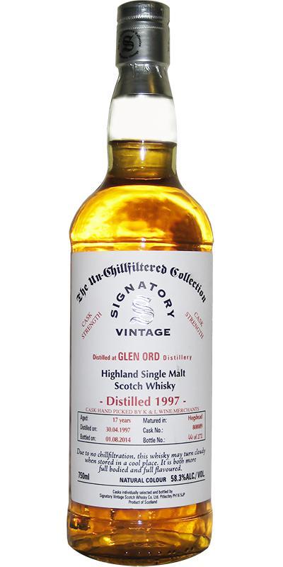 Glen Ord 1997 SV  The Un-Chillfiltered Collection - Cask Strength