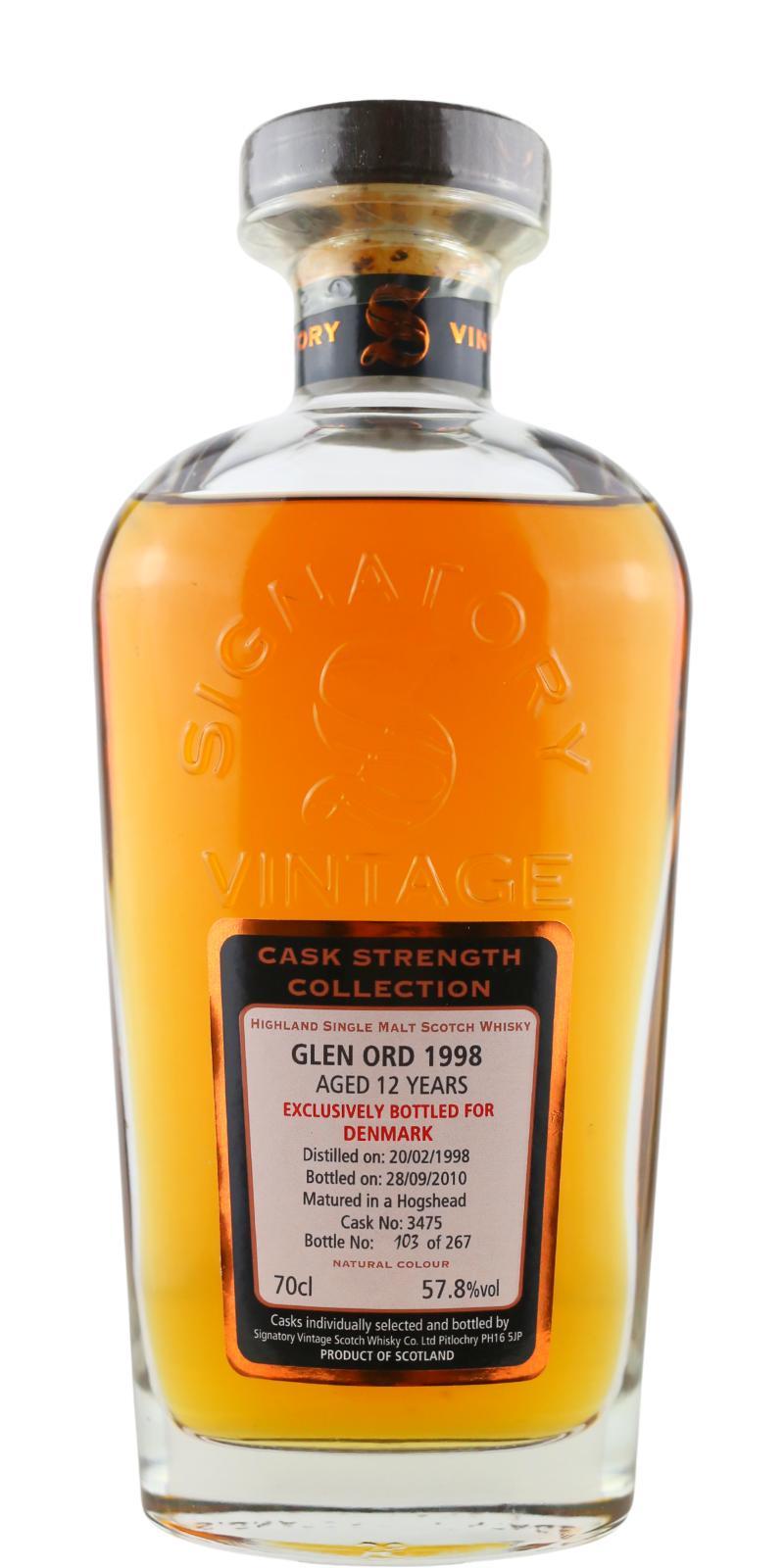 Glen Ord 1998 SV  Vintage Collection - Cask Strength