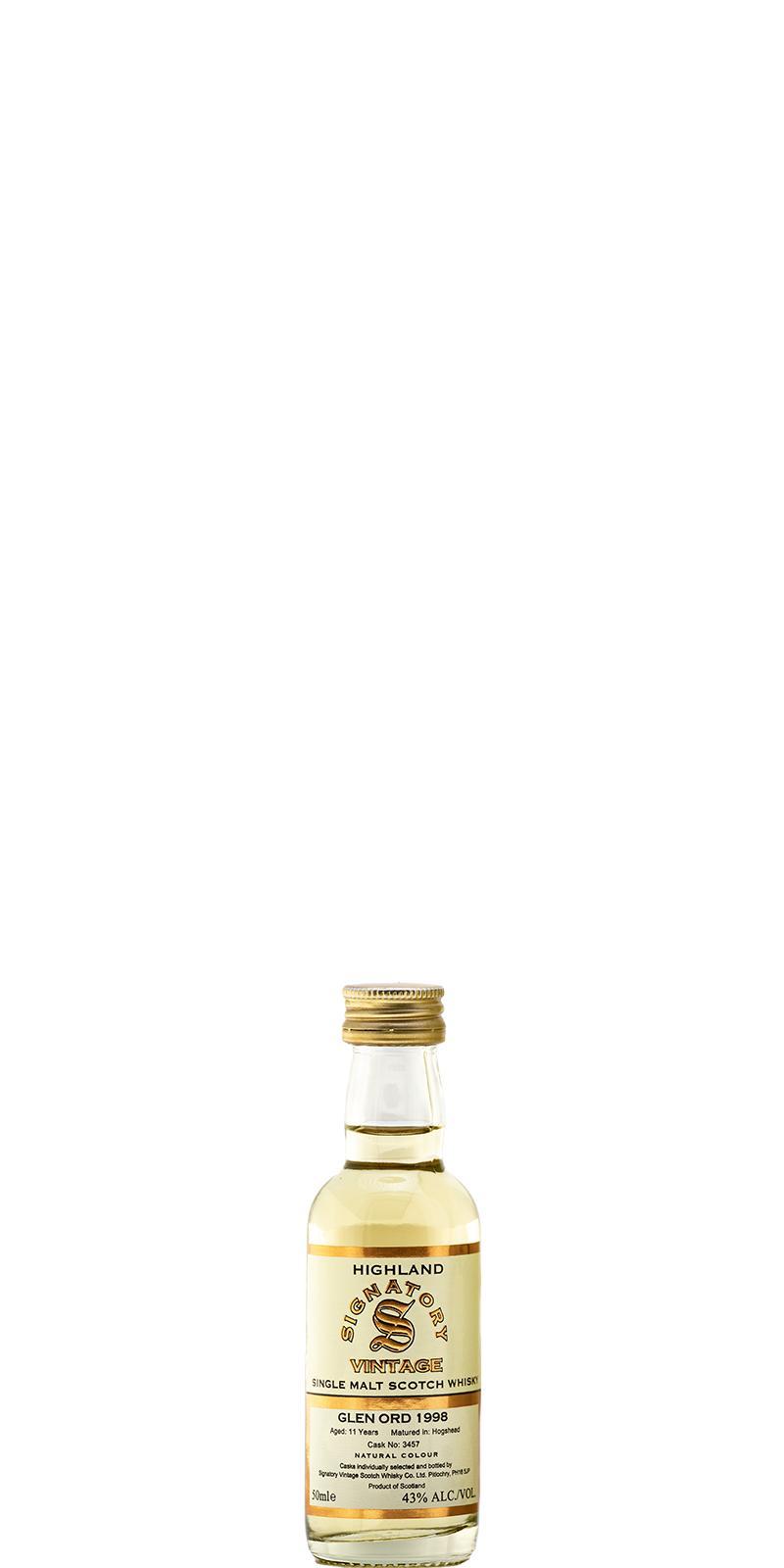 Glen Ord 1998 SV  Vintage Collection - Miniature