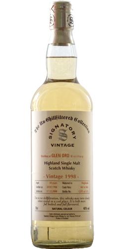 Glen Ord 1998 SV  The Un-Chillfiltered Collection