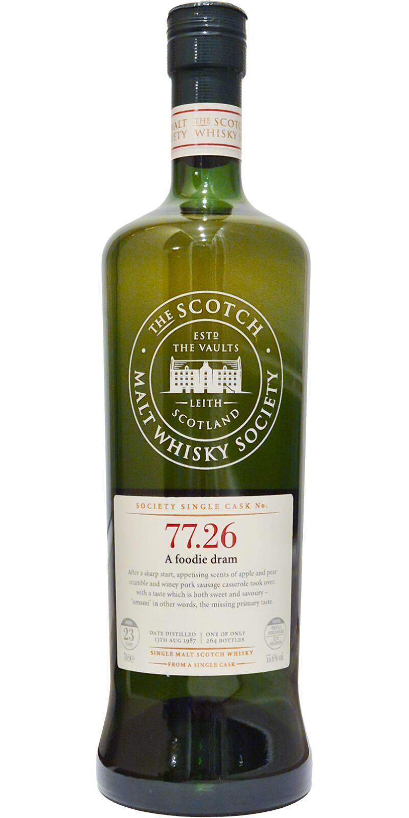 Glen Ord 1987 SMWS 77.26  A foodie dram