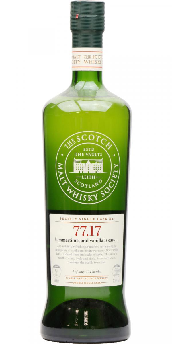 Glen Ord 2000 SMWS 77.17  Summertime and the vanilla is easy…