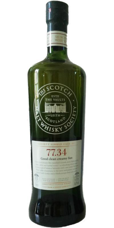 Glen Ord 2000 SMWS 77.34  Good clean creamy fun