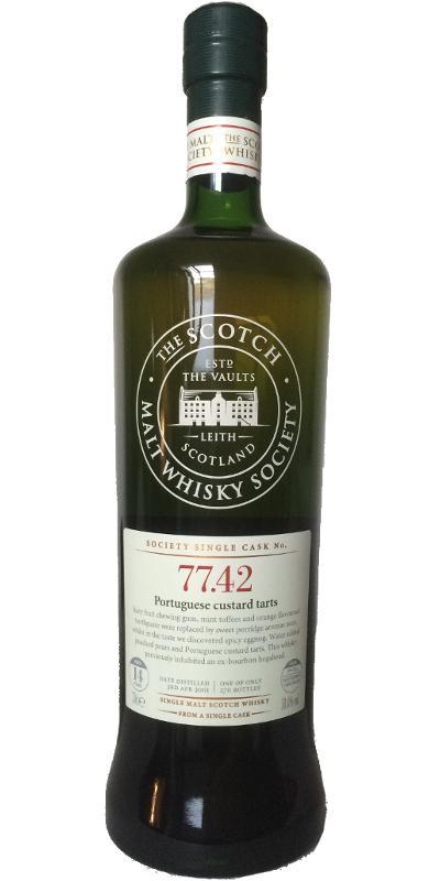 Glen Ord 2001 SMWS 77.42  Portuguese custard tarts