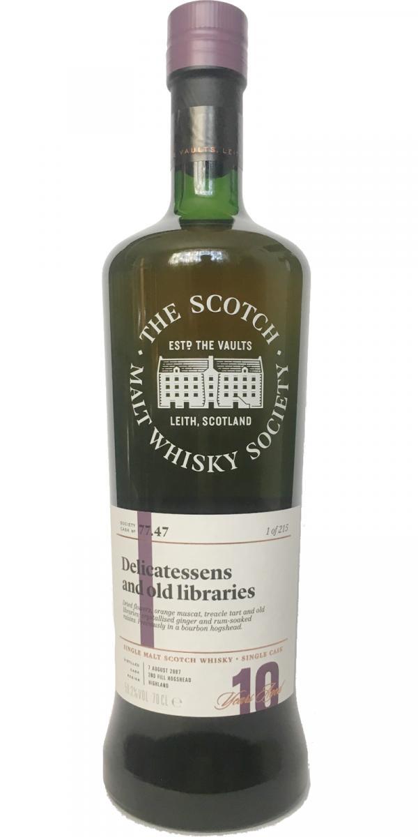 Glen Ord 2007 SMWS 77.47  Delicatessens and old libraries