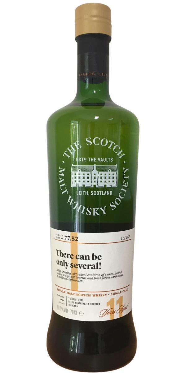Glen Ord 2007 SMWS 77.52  There can be only several!