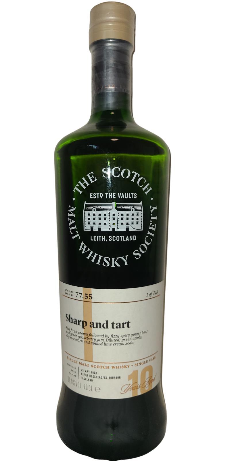 Glen Ord 2008 SMWS 77.55  Sharp and tart