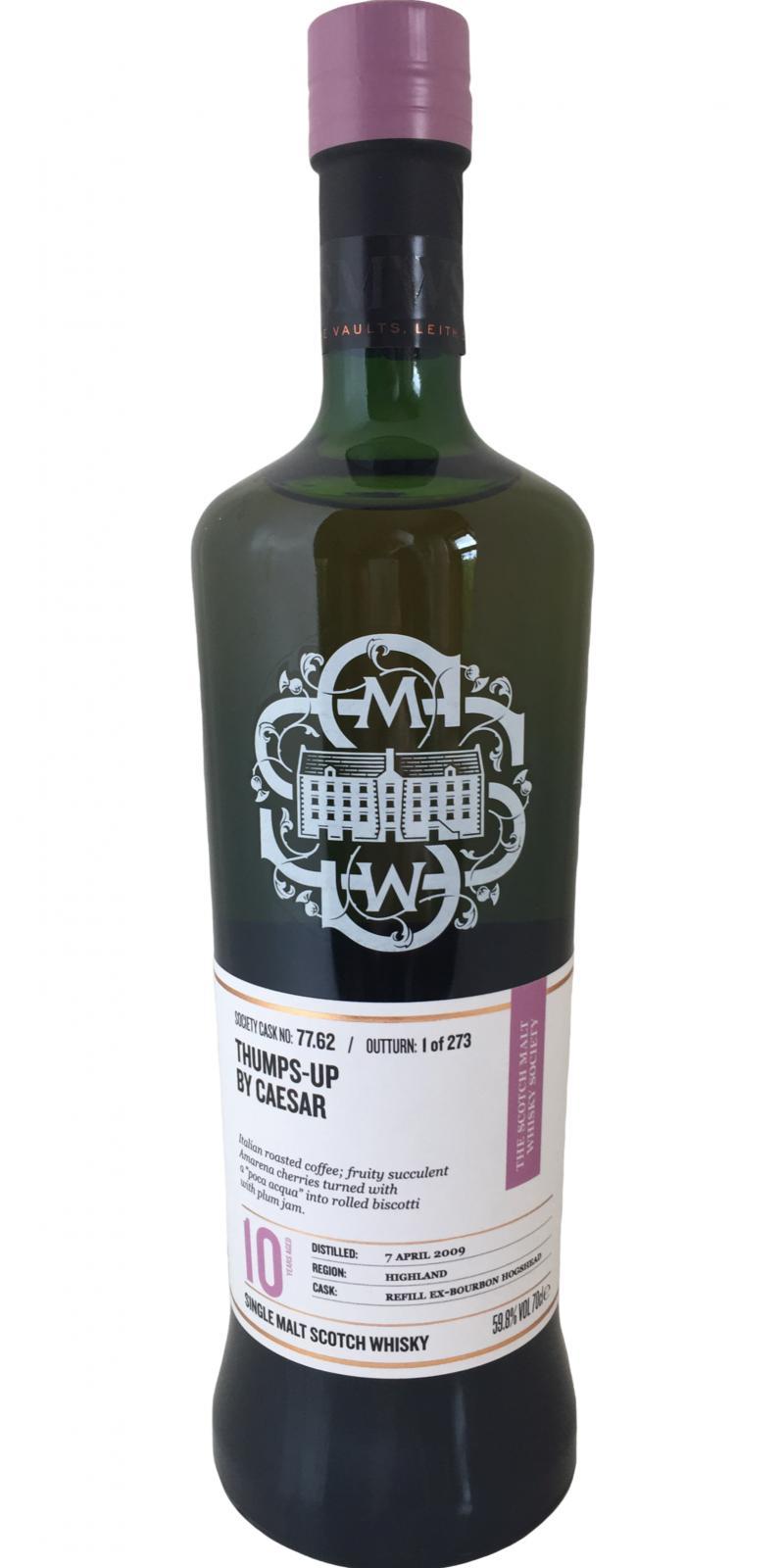 Glen Ord 2009 SMWS 77.62  Thumps-up by Caesar