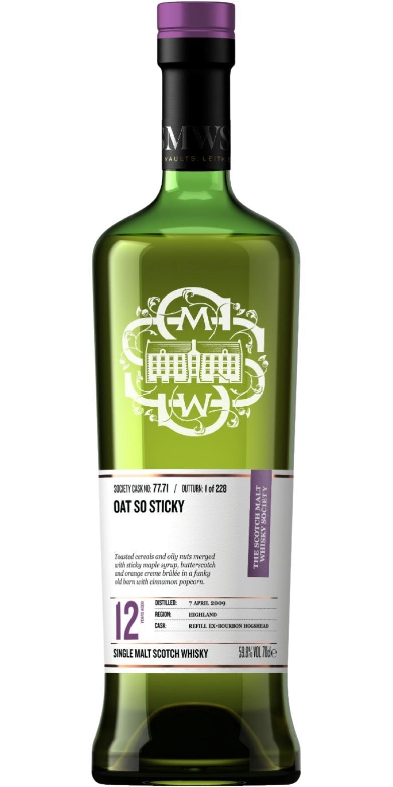 Glen Ord 2009 SMWS 77.71  Oat so sticky