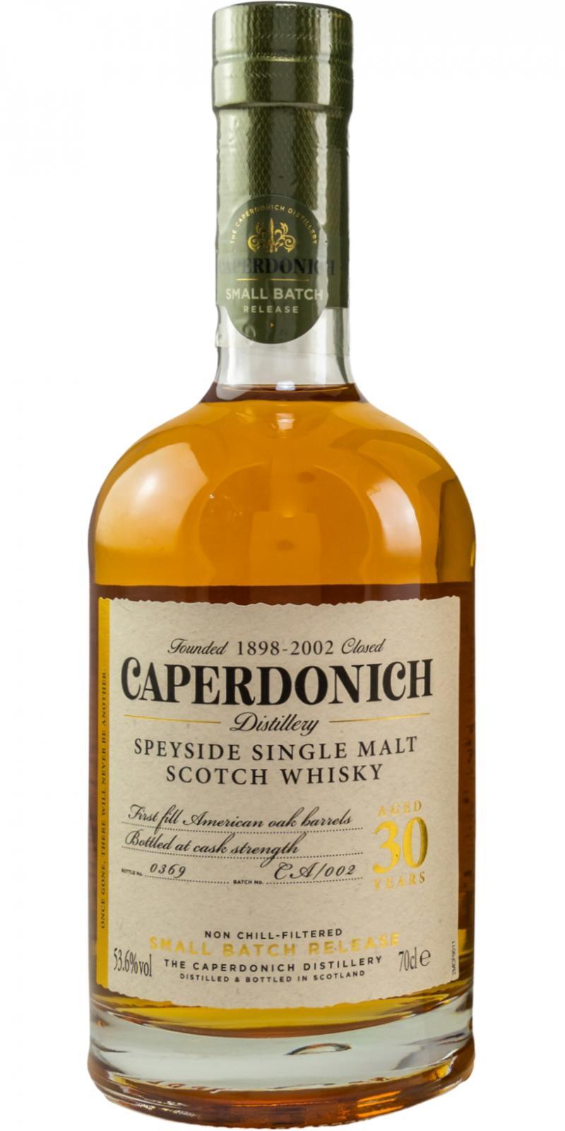 Caperdonich 30-year-old Small Batch Release