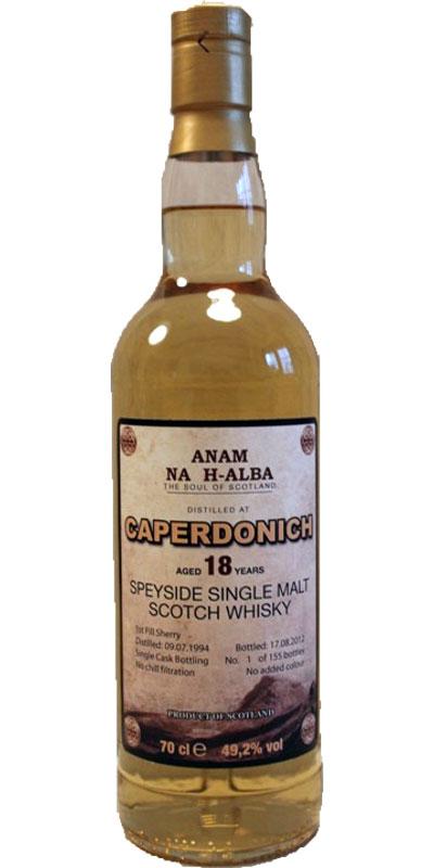 Caperdonich 1994 ANHA The Soul of Scotland