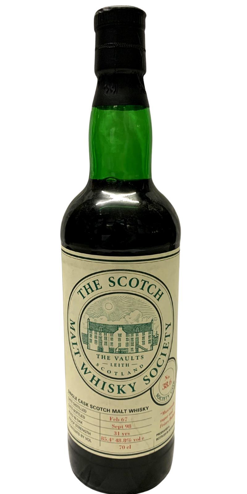 Caperdonich 1967 SMWS 38.6 Muscovado sugar and Friars Balsam
