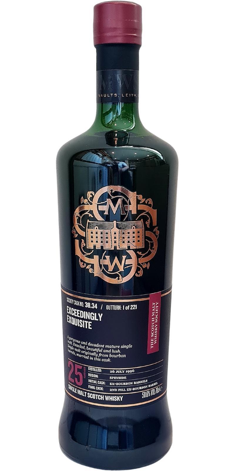 Caperdonich 1996 SMWS 38.34 Exceedingly exquisite