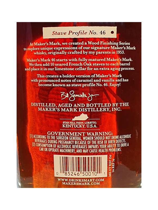 Maker's Mark 46 Red Wax  Bottle & Barrel Set - 2021 Edition