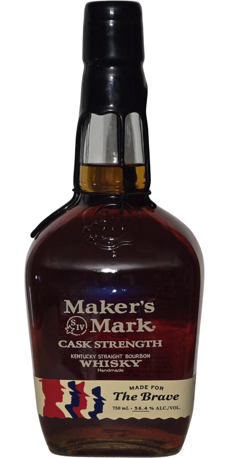 Maker's Mark Cask Strength  Black Wax