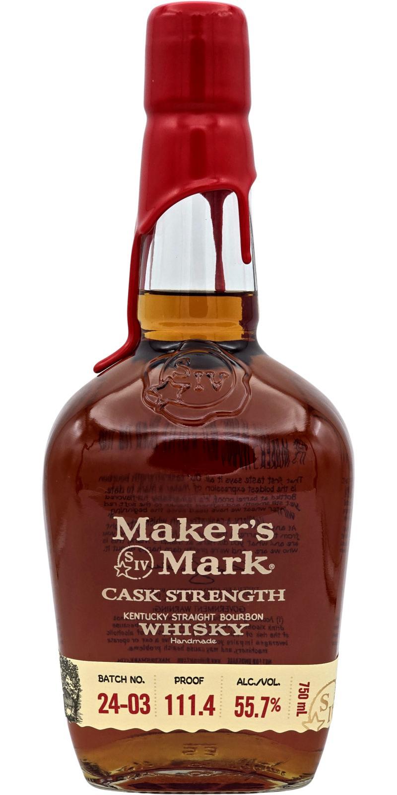 Maker's Mark Cask Strength  Kentucky Straight Bourbon Whisky