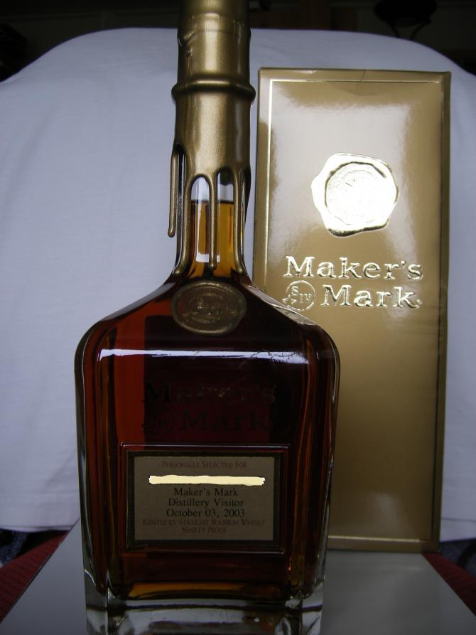Maker's Mark Gold Wax  VIP Gold Foil