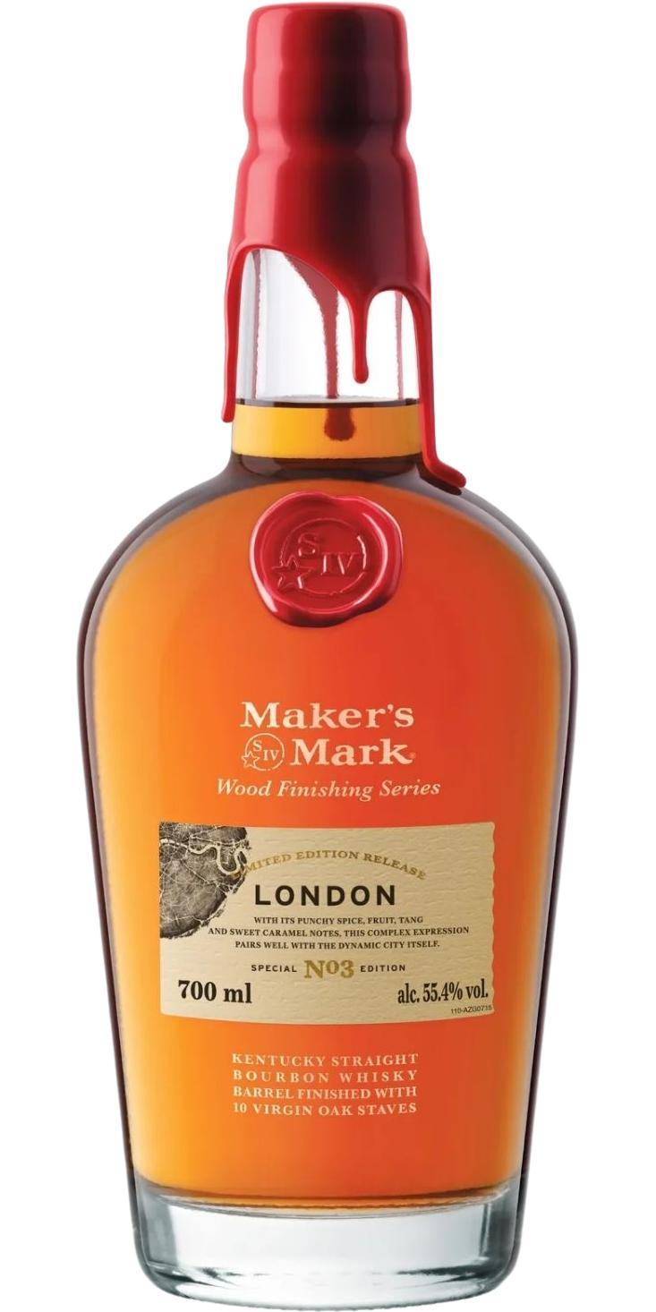Maker's Mark London Special No 3 Edition  Wood Finishing Series