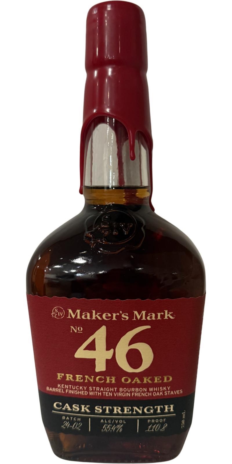 Maker's Mark No 46  French Oaked Cask Strength