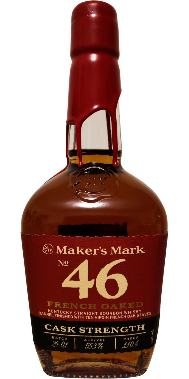 Maker's Mark No 46  French Oaked Cask Strength