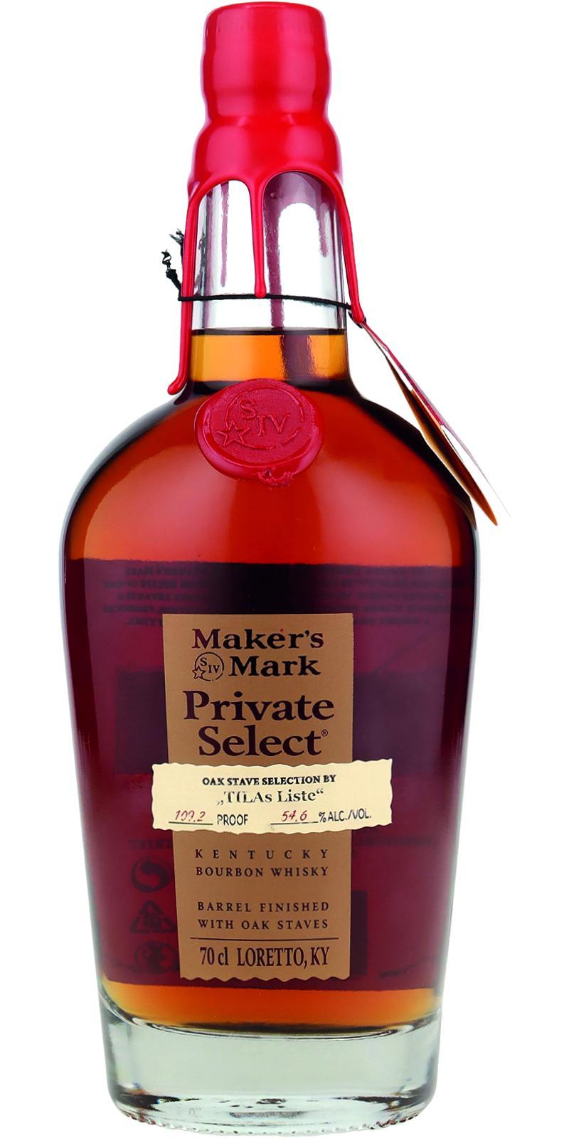 Maker's Mark Private Select  "TILAs Liste"