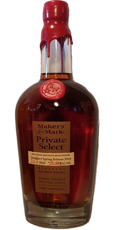 Maker's Mark Private Select  Exclusive Oak Stave Selection