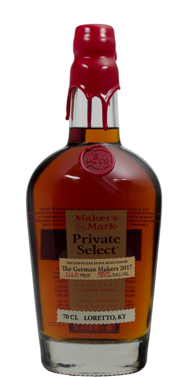 Maker's Mark Private Select  Exklusive Oak Stave Selection