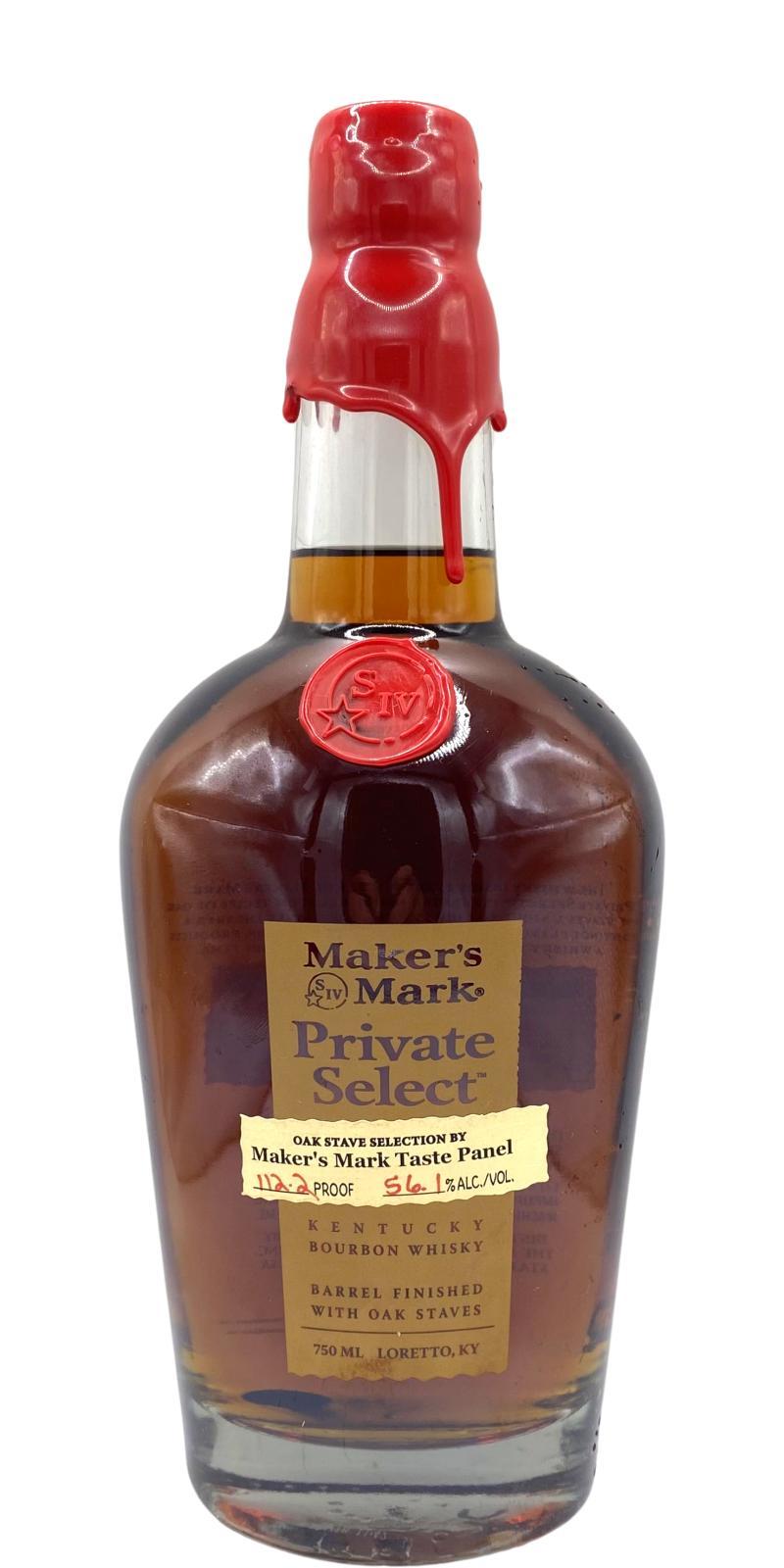 Maker's Mark Private Select  Oak Stave Selection