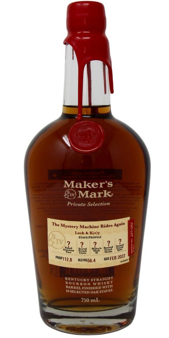 Maker's Mark Private Select  The Mystery Machine Rides Again