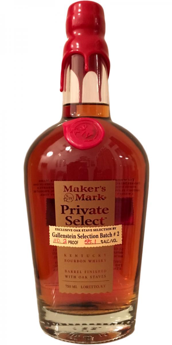 Maker's Mark Private Select  Barrel Finished with Oak Staves