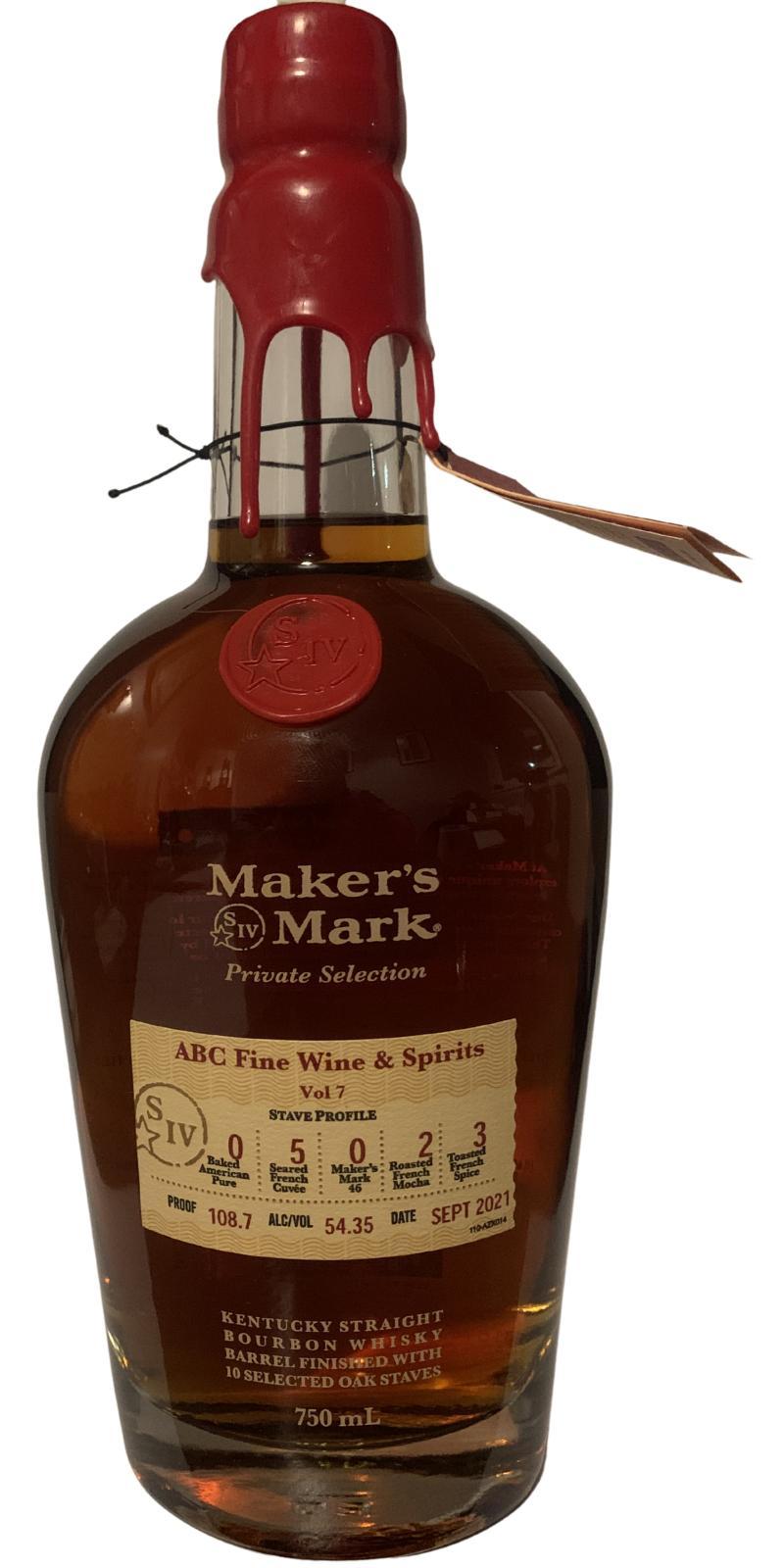 Maker's Mark Private Selection  Volume 7