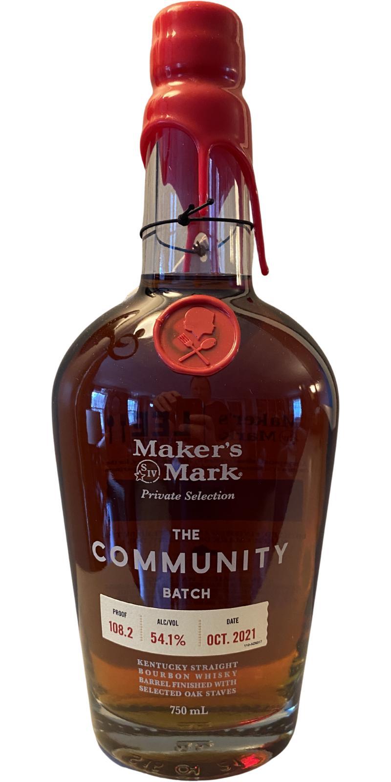 Maker's Mark Private Selection  Exclusive Oak Stave Selection