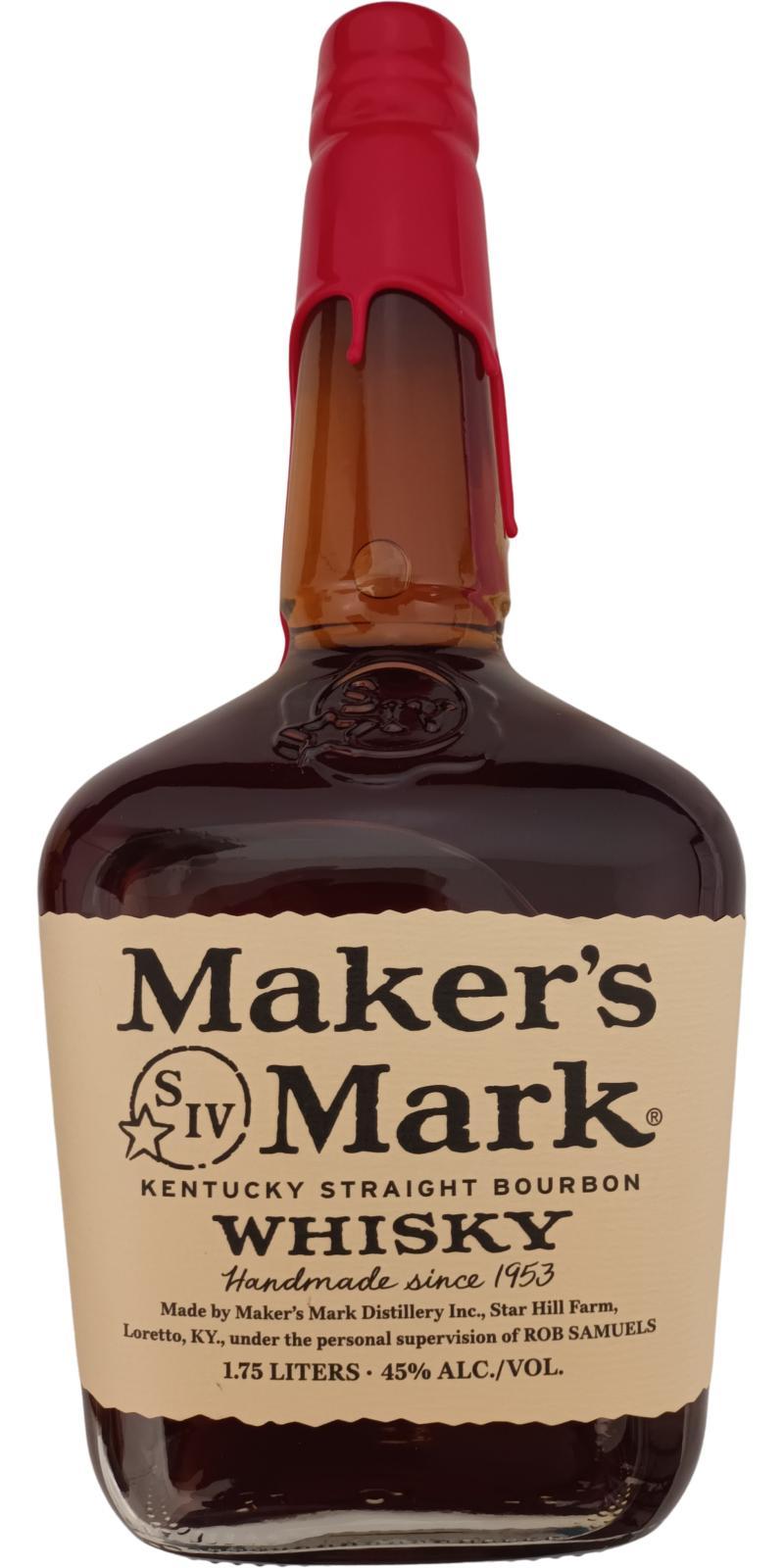 Maker's Mark Red Wax  Kentucky Straight Bourbon Whisky