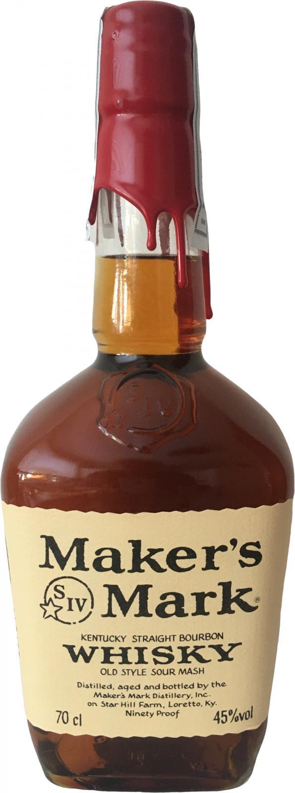 Maker's Mark Red Wax  Kentucky Straight Bourbon Whisky