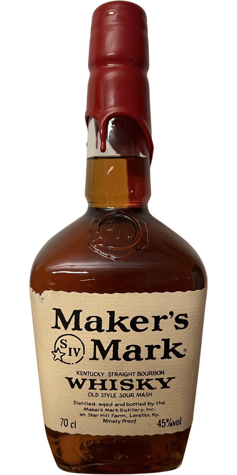 Maker's Mark Red Wax  Kentucky Straight Bourbon Whisky