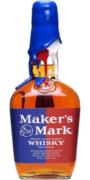 Maker's Mark Rock the Vote  Red / White / Blue Wax