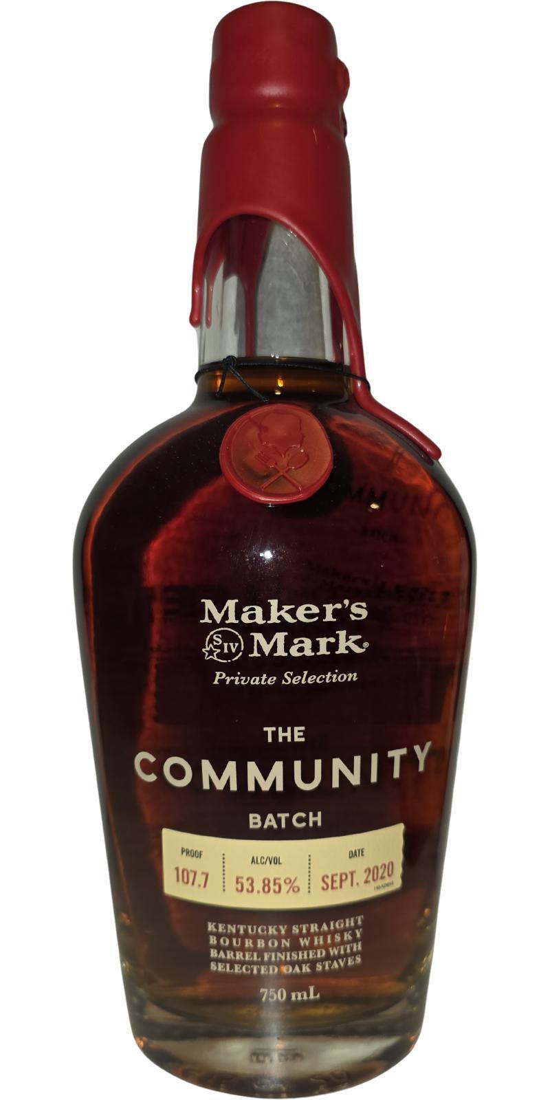 Maker's Mark The Community  Private Selection