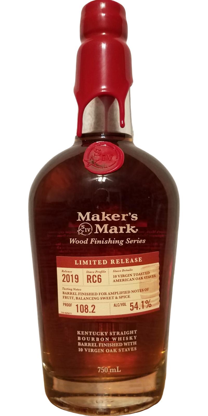 Maker's Mark Wood Finishing Series 2019 Limited Release: Stave  Limited Release