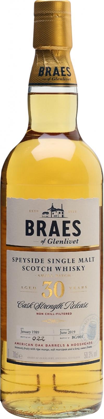 Braes of Glenlivet 30-year-old Secret Speyside Collection